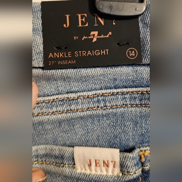 JEN7 Mankind Ankle Straight Leg Women's Jeans NWT 14 - Picture 4 of 5